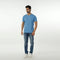 Eminent Men's Round Neck Half Sleeves Printed T-Shirt - Powder Blue, Men's T-Shirts & Polos, Eminent, Chase Value