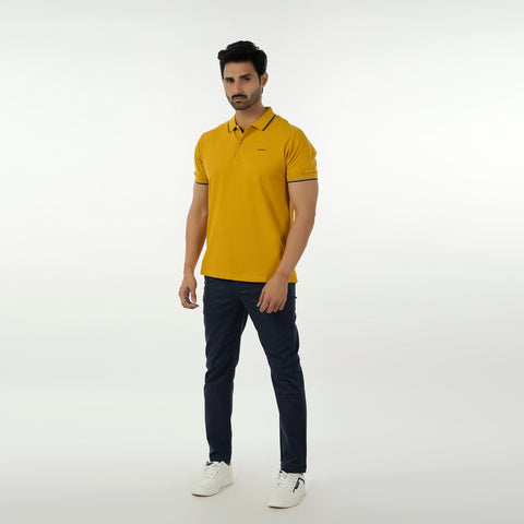 Eminent Men's Polo Half Sleeves T-Shirt - Mustard, Men's T-Shirts & Polos, Eminent, Chase Value