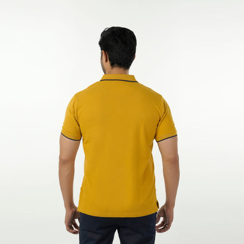 Eminent Men's Polo Half Sleeves T-Shirt - Mustard, Men's T-Shirts & Polos, Eminent, Chase Value