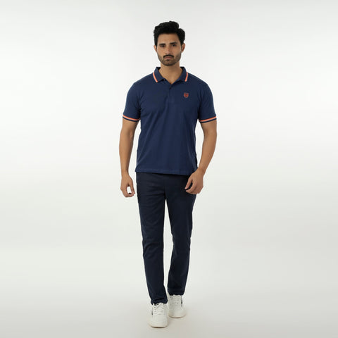 Eminent Men's Polo Half Sleeves T-Shirt - Navy Blue, Men's T-Shirts & Polos, Eminent, Chase Value
