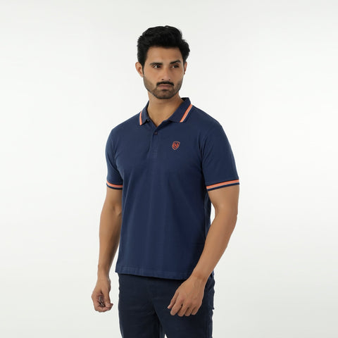 Eminent Men's Polo Half Sleeves T-Shirt - Navy Blue, Men's T-Shirts & Polos, Eminent, Chase Value