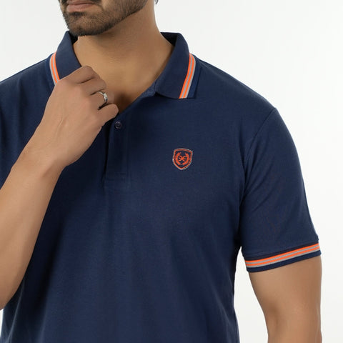 Eminent Men's Polo Half Sleeves T-Shirt - Navy Blue, Men's T-Shirts & Polos, Eminent, Chase Value