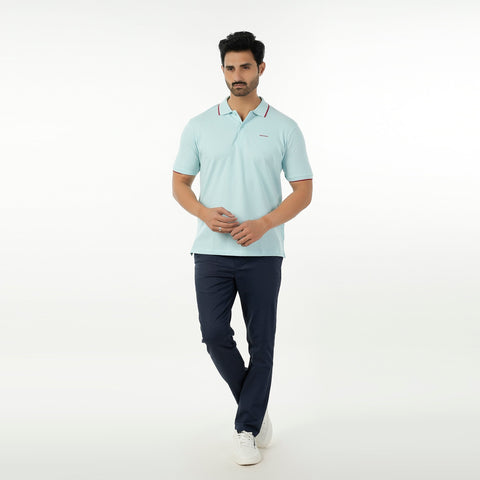 Eminent Men's Polo Half Sleeves T-Shirt - Sky Blue, Men's T-Shirts & Polos, Eminent, Chase Value