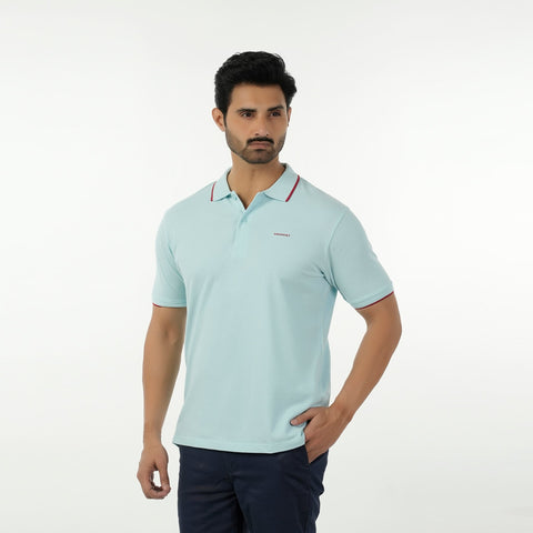 Eminent Men's Polo Half Sleeves T-Shirt - Sky Blue, Men's T-Shirts & Polos, Eminent, Chase Value