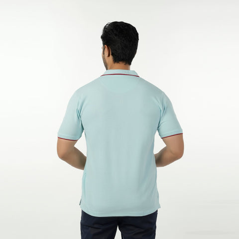 Eminent Men's Polo Half Sleeves T-Shirt - Sky Blue, Men's T-Shirts & Polos, Eminent, Chase Value