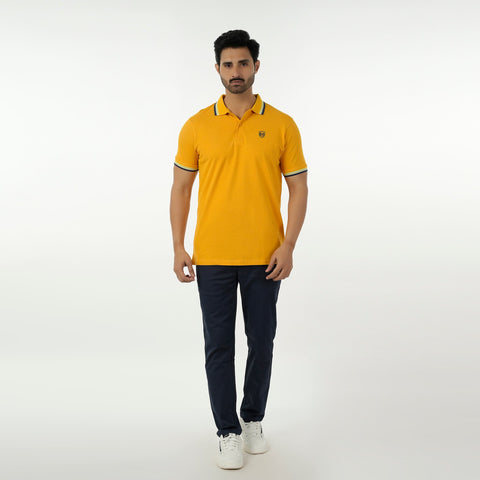 Eminent Men's Polo Half Sleeves T-Shirt - Mustard