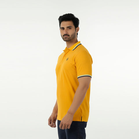 Eminent Men's Polo Half Sleeves T-Shirt - Mustard, Men's T-Shirts & Polos, Eminent, Chase Value