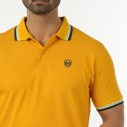 Eminent Men's Polo Half Sleeves T-Shirt - Mustard, Men's T-Shirts & Polos, Eminent, Chase Value