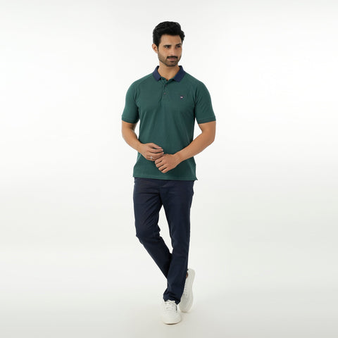 Eminent Men's Polo Half Sleeves T-Shirt - Green, Men's T-Shirts & Polos, Eminent, Chase Value