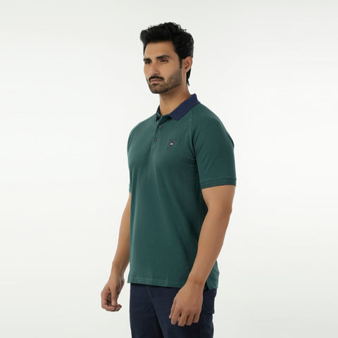 Eminent Men's Polo Half Sleeves T-Shirt - Green, Men's T-Shirts & Polos, Eminent, Chase Value