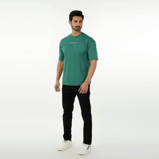 Eminent Men's Round Neck Half Sleeves T-Shirt - Green, Men's T-Shirts & Polos, Eminent, Chase Value