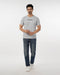 Eminent Men's Round Neck Half Sleeves Printed T-Shirt - Ash Grey, Men's T-Shirts & Polos, Eminent, Chase Value