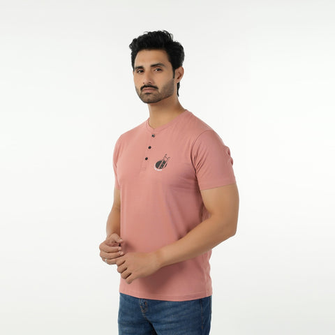 Eminent Men's Round Neck Half Sleeves Printed T-Shirt - Desert San, Men's T-Shirts & Polos, Eminent, Chase Value