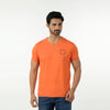 Eminent Men's Round Neck Half Sleeves Printed T-Shirt - Dark Orange, Men's T-Shirts & Polos, Eminent, Chase Value