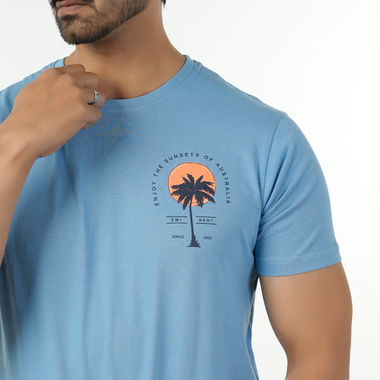 Eminent Men's Round Neck Half Sleeves Printed T-Shirt - Pacific Co, Men's T-Shirts & Polos, Eminent, Chase Value