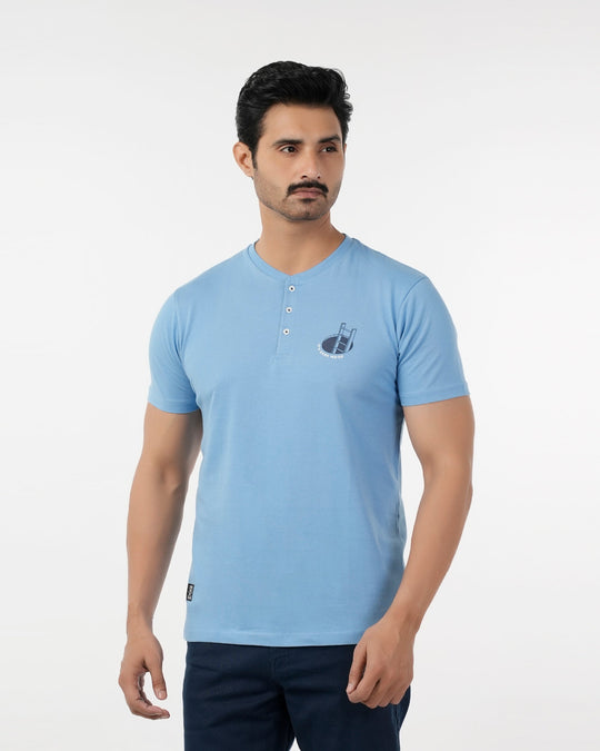 Eminent Men's Round Neck Half Sleeves Printed T-Shirt - Pacific, Men's T-Shirts & Polos, Eminent, Chase Value