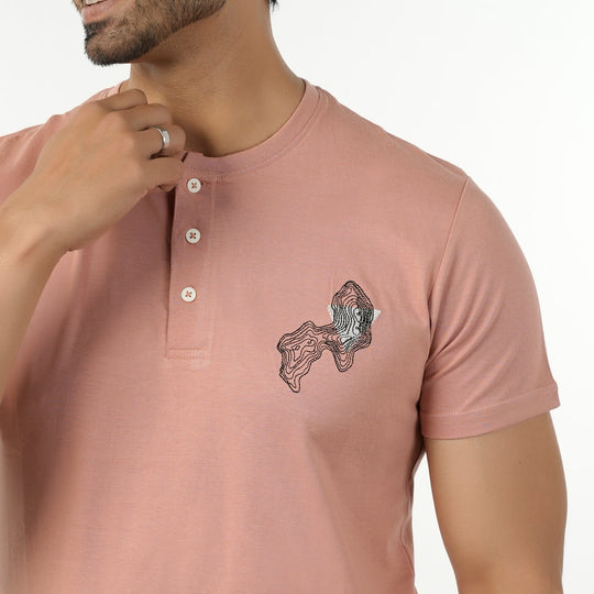 Eminent Men's Round Neck Half Sleeves Printed T-Shirt - Cork, Men's T-Shirts & Polos, Eminent, Chase Value