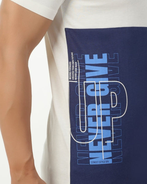 Eminent Men's Half Sleeves T-Shirt - White, Men's T-Shirts & Polos, Eminent, Chase Value