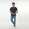 Eminent Men's Round Neck Half Sleeves Printed T-Shirt - Mid Blue, Men's T-Shirts & Polos, Eminent, Chase Value