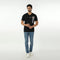 Eminent Men's Round Neck Half Sleeves Printed T-Shirt - Black, Men's T-Shirts & Polos, Eminent, Chase Value