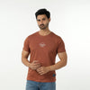 Eminent Men's Round Neck Half Sleeves Printed T-Shirt - Brown, Men's T-Shirts & Polos, Eminent, Chase Value
