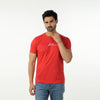 Eminent Men's Round Neck Half Sleeves Printed T-Shirt - Samba Red, Men's T-Shirts & Polos, Eminent, Chase Value