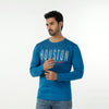 Eminent Men's Round Neck Full Sleeves T-Shirt - Blue, Men's T-Shirts & Polos, Eminent, Chase Value