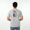 Eminent Men's Round Neck Half Sleeves Printed T-Shirt - Ash Grey, Men's T-Shirts & Polos, Eminent, Chase Value