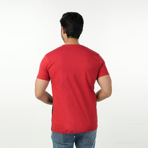 Eminent Men's Half Sleeves T-Shirt - Red, Men's T-Shirts & Polos, Eminent, Chase Value