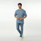 Eminent Men's Round Neck Half Sleeves T-Shirt  - Ash Blue, Men's T-Shirts & Polos, Eminent, Chase Value