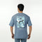 Eminent Men's Round Neck Half Sleeves T-Shirt  - Ash Blue, Men's T-Shirts & Polos, Eminent, Chase Value