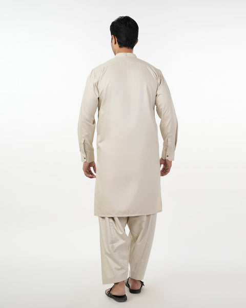 Eminent Men's Stitched Shalwar Suit - Fawn, Men's Shalwar Kameez, Eminent, Chase Value
