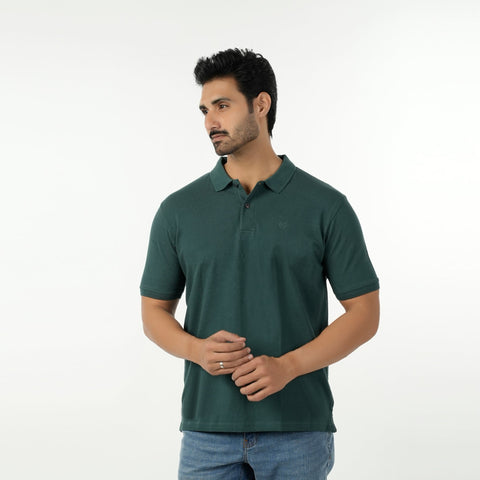Eminent Men's Basic Polo T-Shirt - June Bug