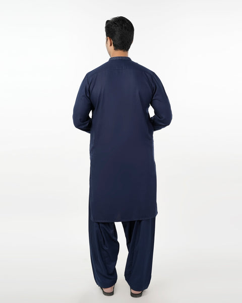 Eminent Men's Kurta Shalwar Suit - Navy Blue, Men's Shalwar Kameez, Eminent, Chase Value