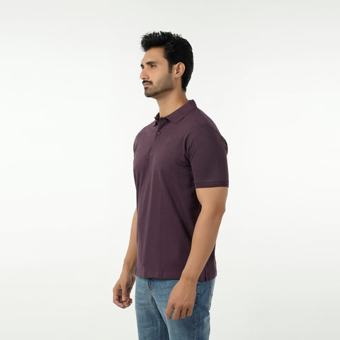 Eminent Men's Basic Polo T-Shirt - Plum, Men's T-Shirts & Polos, Eminent, Chase Value