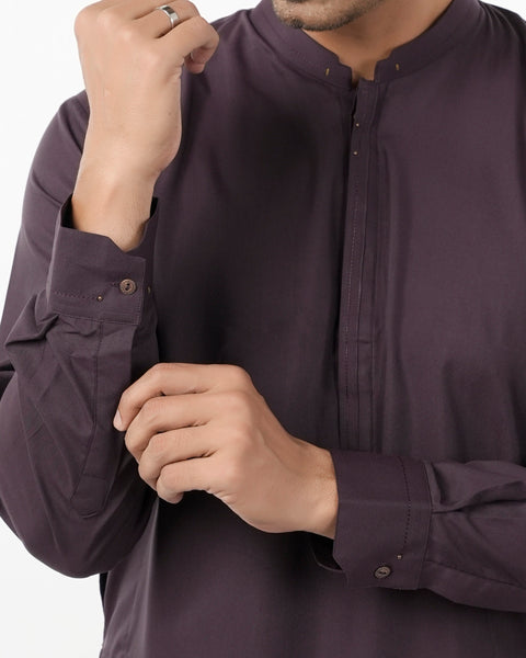 Eminent Men's Stitched Shalwar Suit - Burgundy, Men's Shalwar Kameez, Eminent, Chase Value