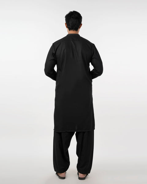 Eminent Men's Kurta Shalwar Suit - Black, Men's Shalwar Kameez, Eminent, Chase Value