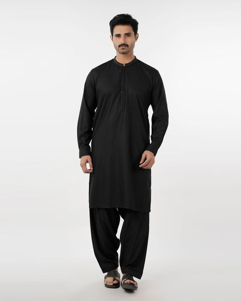 Eminent Men's Kurta Shalwar Suit - Black, Men's Shalwar Kameez, Eminent, Chase Value