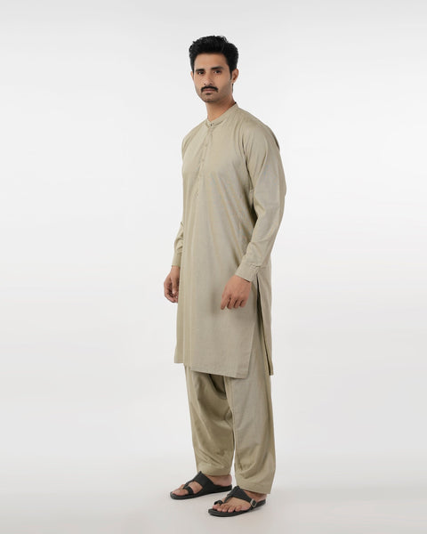 Eminent Men's Trim Fit Shalwar Suit - Fawn, Men's Shalwar Kameez, Eminent, Chase Value