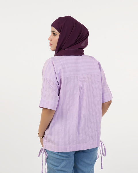 Eminent Women's Causal Shirt - Light Purple