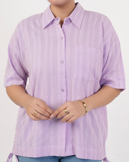 Eminent Women's Causal Shirt - Light Purple