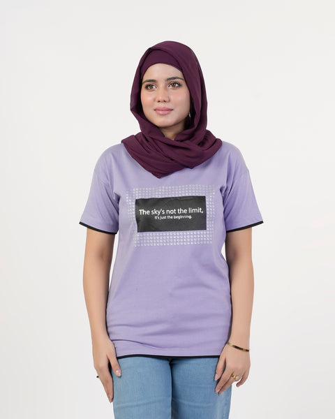 Eminent Women's Half Sleeves T-Shirt - Day Break