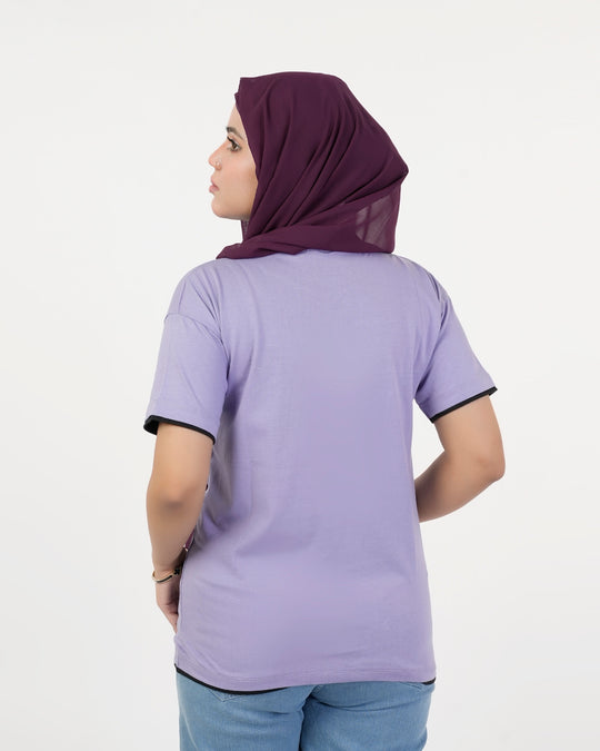 Eminent Women's Half Sleeves T-Shirt - Day Break