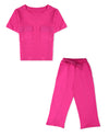 Eminent Girls Cord Set - Neon Pink