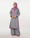 Eminent Women's Embroidered 2Pcs Stitched Suit - Grey
