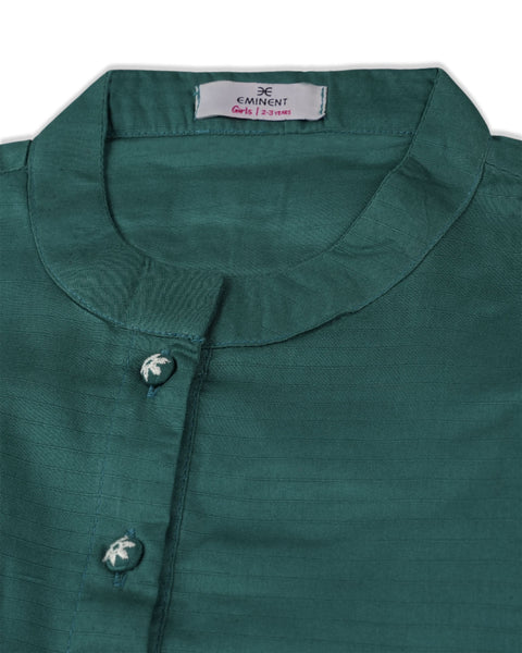Eminent Girls Embroidered 02 Pcs Suit - Teal, Girls Shalwar Kameez, Eminent, Chase Value