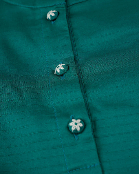 Eminent Girls Embroidered 02 Pcs Suit - Teal, Girls Shalwar Kameez, Eminent, Chase Value
