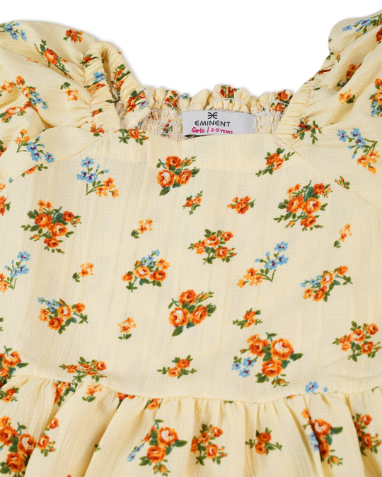 Eminent Girls Woven Frock - Fawn, Girls Frocks, Eminent, Chase Value