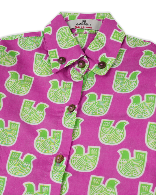 Eminent Girls Printed Kurti - Purple, Girls Kurti, Eminent, Chase Value