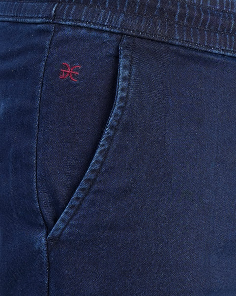 Eminent Men's Denim Cargo Pant - Blue